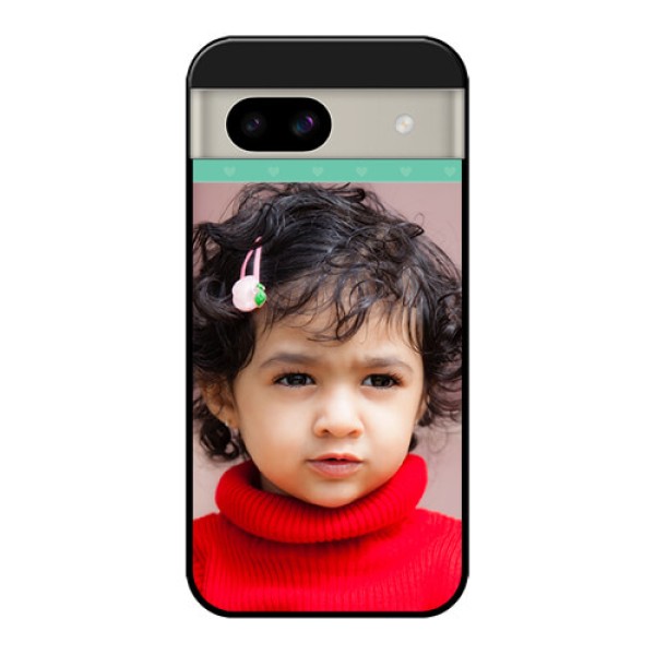 Google Pixel 8A 5G Custom Glass Phone Case - Lovers Picture Design