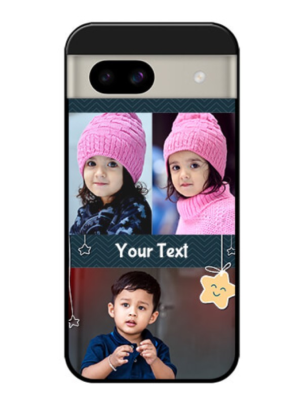 Custom Google Pixel 8A 5G Custom Glass Phone Case - Hanging Stars Design