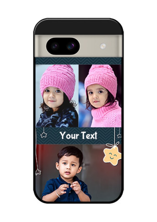 Google Pixel 8A 5G Custom Glass Phone Case - Hanging Stars Design