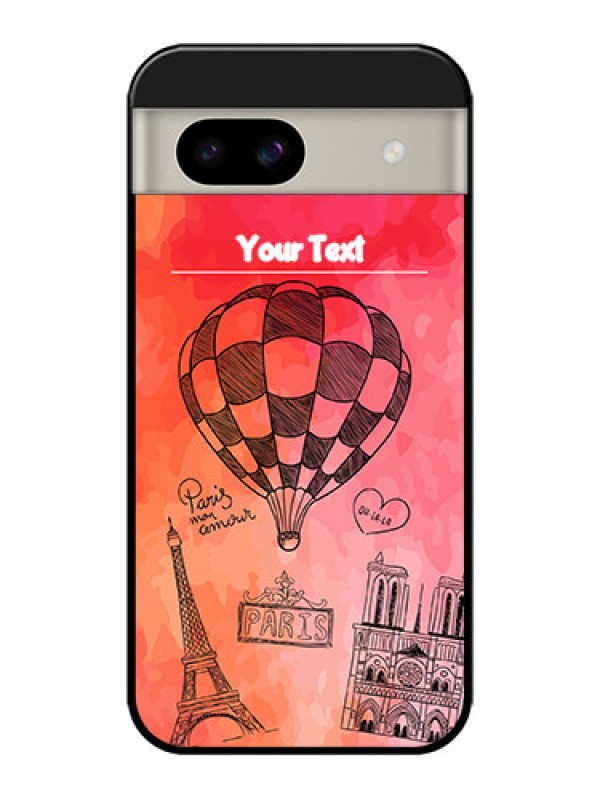 Custom Google Pixel 8A 5G Custom Glass Phone Case - Paris Theme Design
