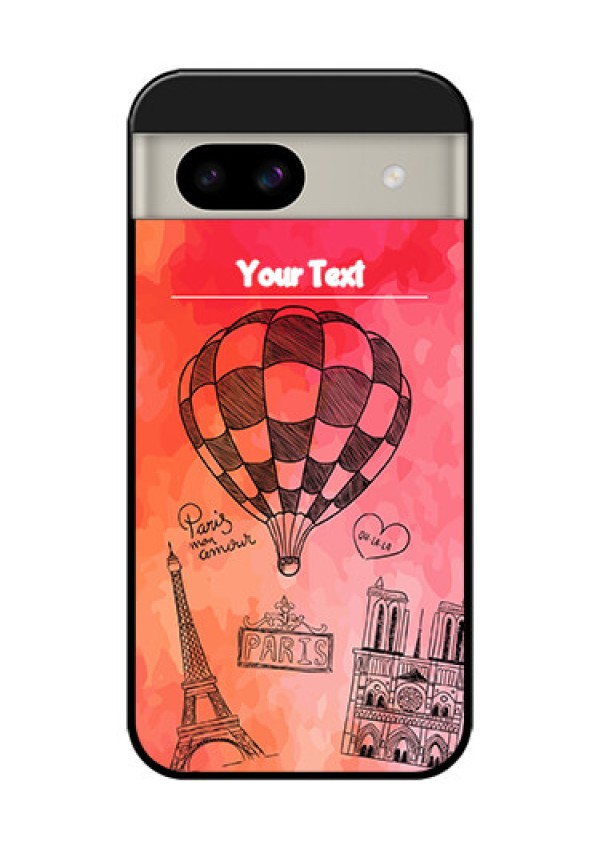 Google Pixel 8A 5G Custom Glass Phone Case - Paris Theme Design