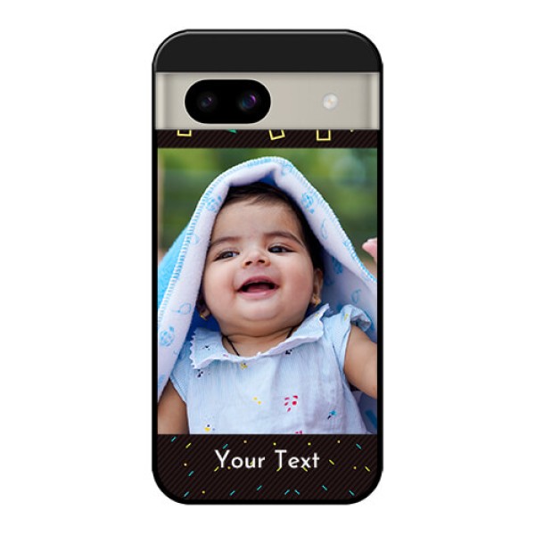 Google Pixel 8A 5G Custom Glass Phone Case - With Confetti Birthday Design