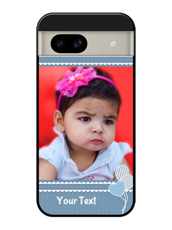 Custom Google Pixel 8A 5G Custom Glass Phone Case - With Kids Pattern Design