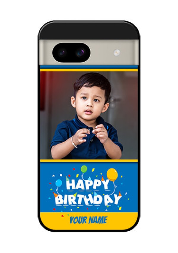 Google Pixel 8A 5G Custom Glass Phone Case - Birthday Wishes Design