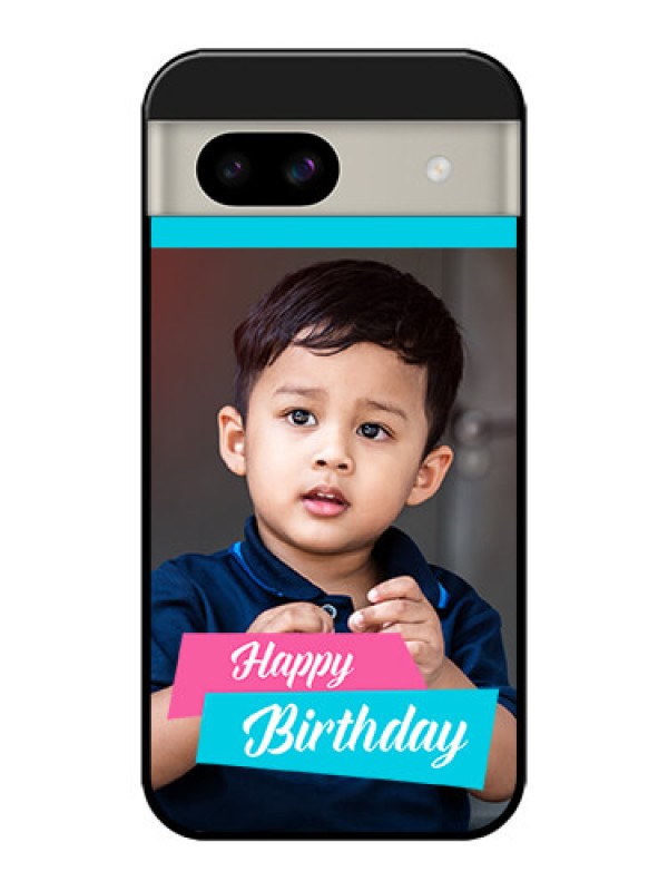 Custom Google Pixel 8A 5G Custom Glass Phone Case - Image Holder With 2 Color Design