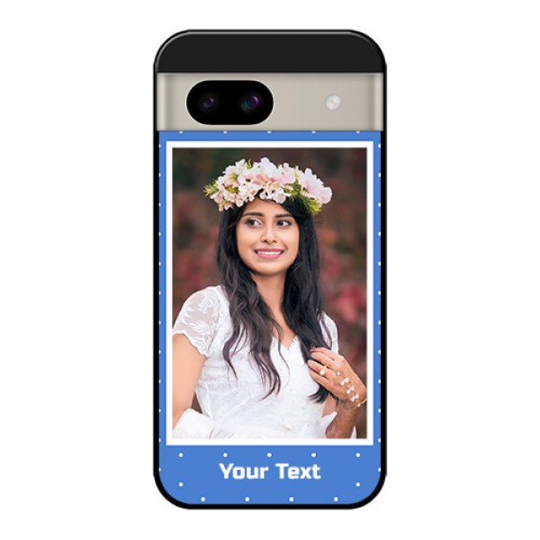 Google Pixel 8A 5G Custom Glass Phone Case - Polka Dots Design