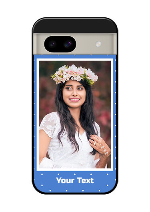 Google Pixel 8A 5G Custom Glass Phone Case - Polka Dots Design
