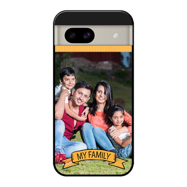 Google Pixel 8A 5G Custom Glass Phone Case - My Family Design