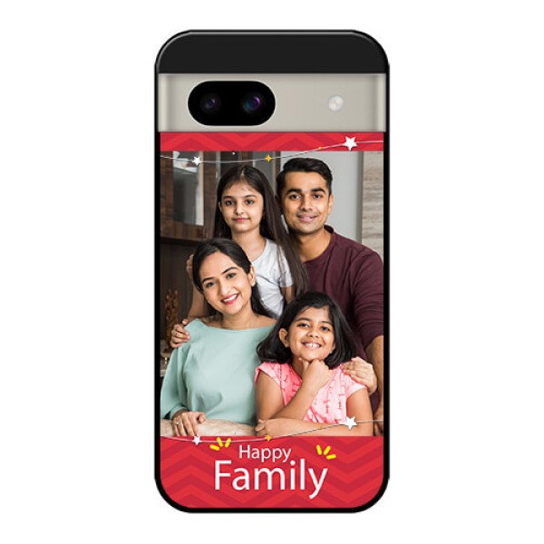 Google Pixel 8A 5G Custom Glass Phone Case - Happy Family Design