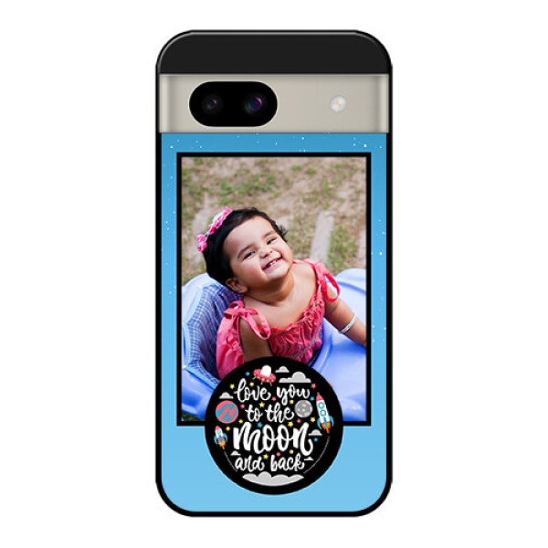 Google Pixel 8A 5G Custom Glass Phone Case - Wave Pattern Colorful Design