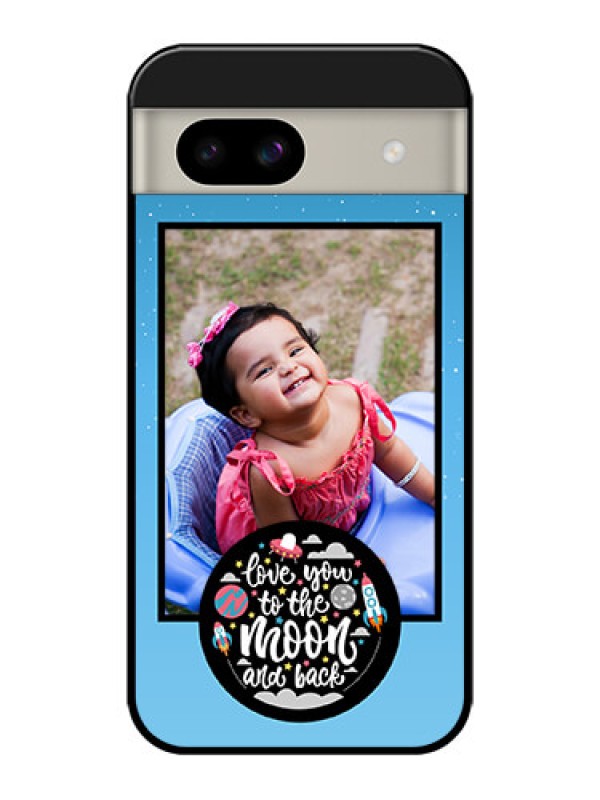 Custom Google Pixel 8A 5G Custom Glass Phone Case - Wave Pattern Colorful Design