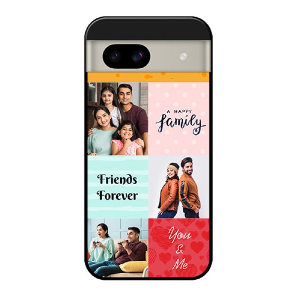 Google Pixel 8A 5G Custom Glass Phone Case - Images With Quotes Design