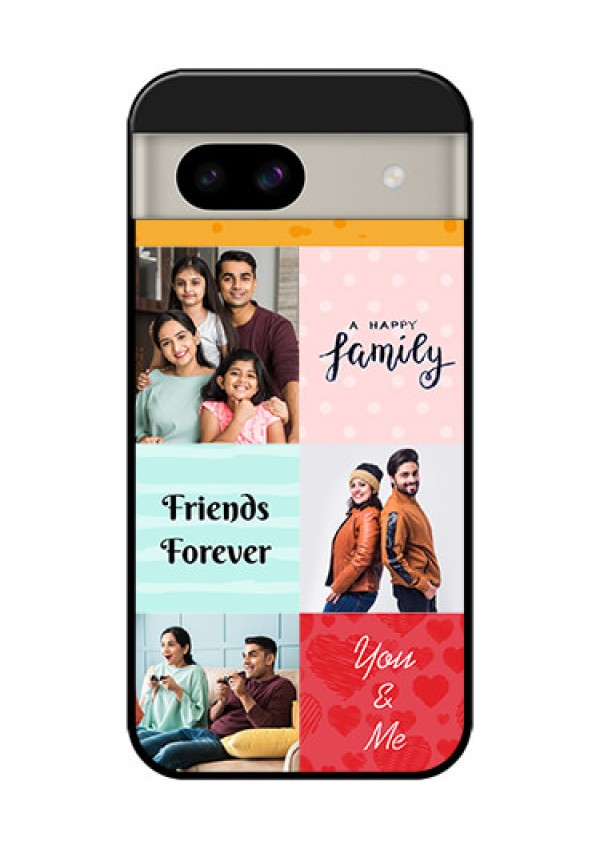 Google Pixel 8A 5G Custom Glass Phone Case - Images With Quotes Design