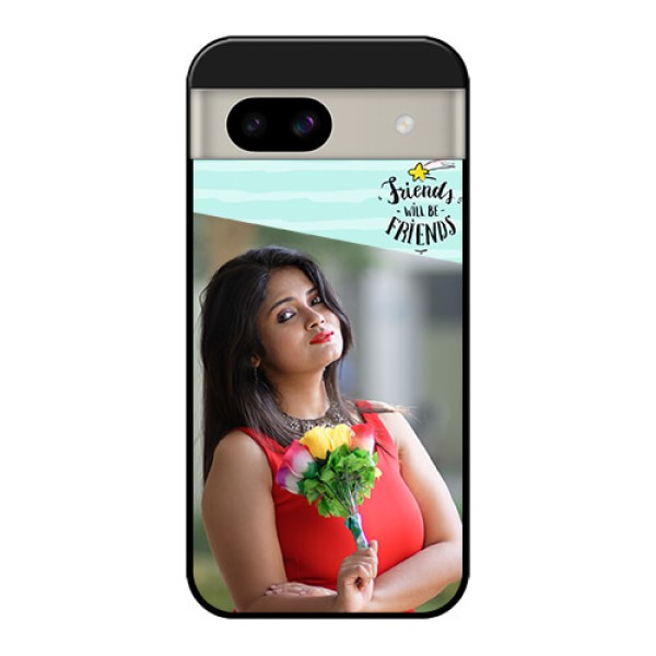 Google Pixel 8A 5G Custom Glass Phone Case - Friends Picture Icon Design