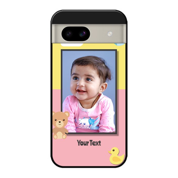 Google Pixel 8A 5G Custom Glass Phone Case - Kids 2 Color Design