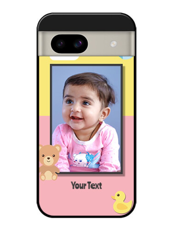 Custom Google Pixel 8A 5G Custom Glass Phone Case - Kids 2 Color Design