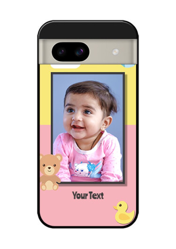 Google Pixel 8A 5G Custom Glass Phone Case - Kids 2 Color Design