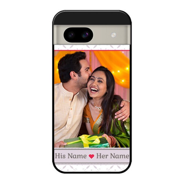 Google Pixel 8A 5G Custom Glass Phone Case - With Photo And Ethnic Design