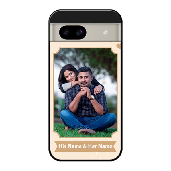 Google Pixel 8A 5G Custom Glass Phone Case - With Confetti Love Design