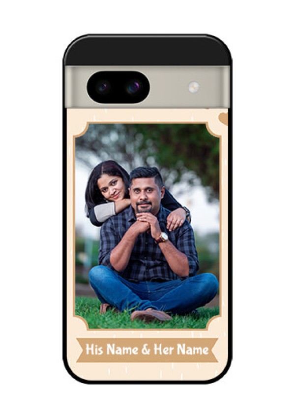 Google Pixel 8A 5G Custom Glass Phone Case - With Confetti Love Design