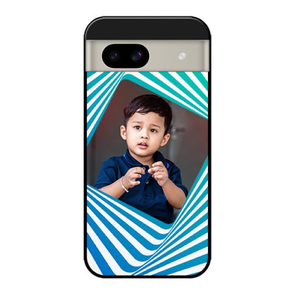 Google Pixel 8A 5G Custom Glass Phone Case - Abstract Spiral Design