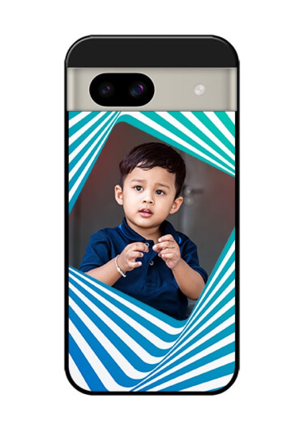 Google Pixel 8A 5G Custom Glass Phone Case - Abstract Spiral Design