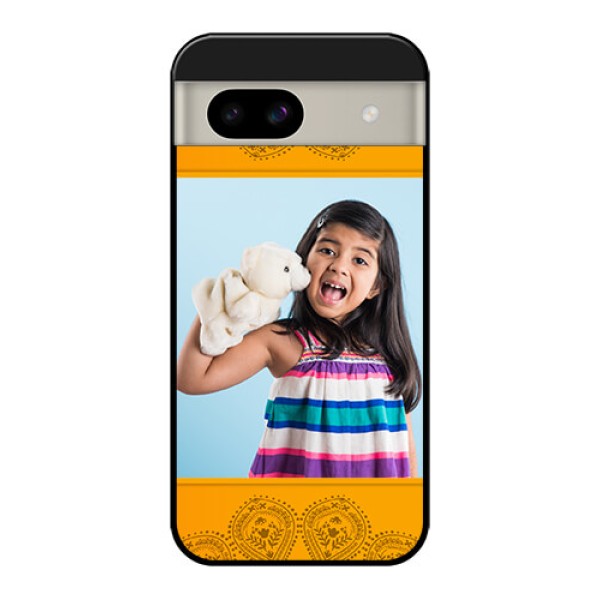 Google Pixel 8A 5G Custom Glass Phone Case - Photo Wedding Design