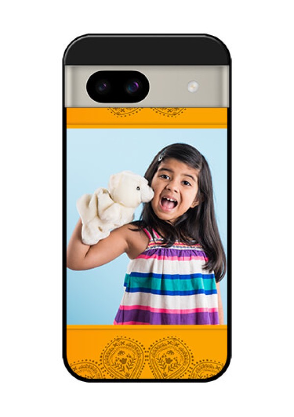 Google Pixel 8A 5G Custom Glass Phone Case - Photo Wedding Design