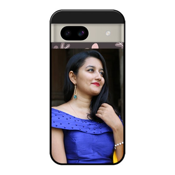 Google Pixel 8A 5G Custom Glass Phone Case - Stylish Floral Design