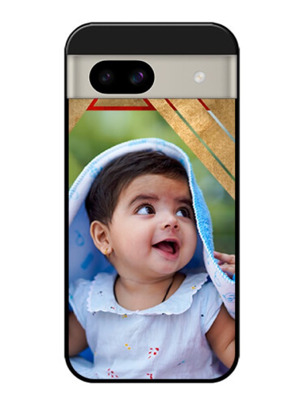 Custom Google Pixel 8A 5G Custom Glass Phone Case - Gradient Abstract Texture Design