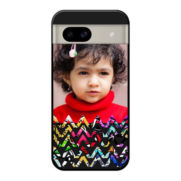 Google Pixel 8A 5G Custom Glass Phone Case - Neon Abstract Design