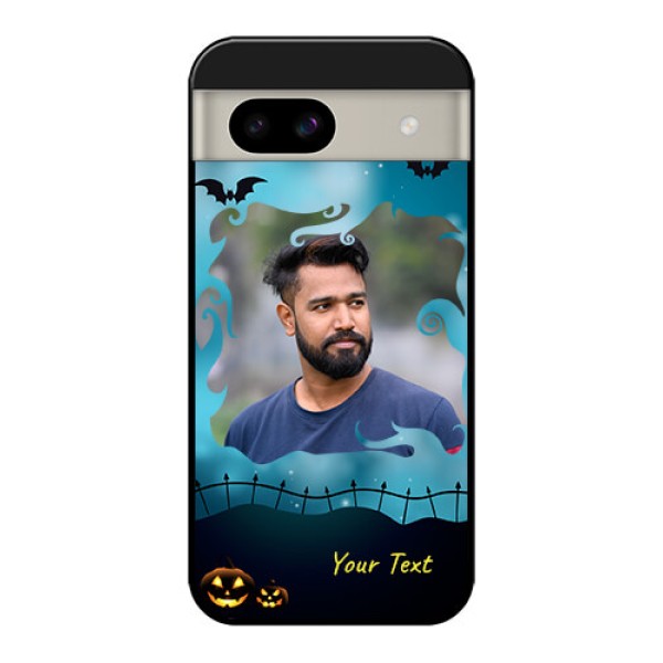 Google Pixel 8A 5G Custom Glass Phone Case - Halloween Frame Design