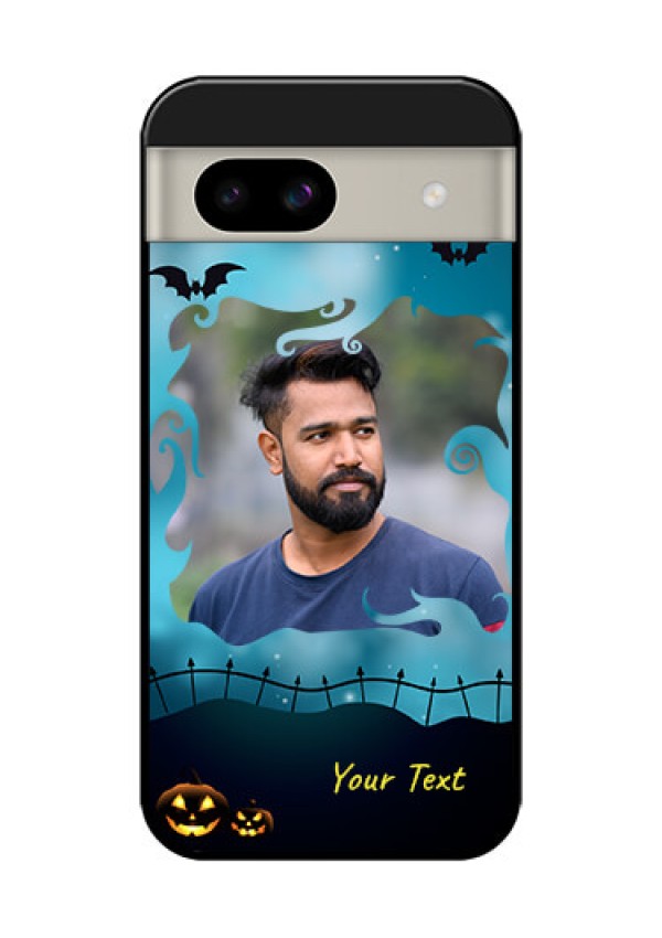 Google Pixel 8A 5G Custom Glass Phone Case - Halloween Frame Design