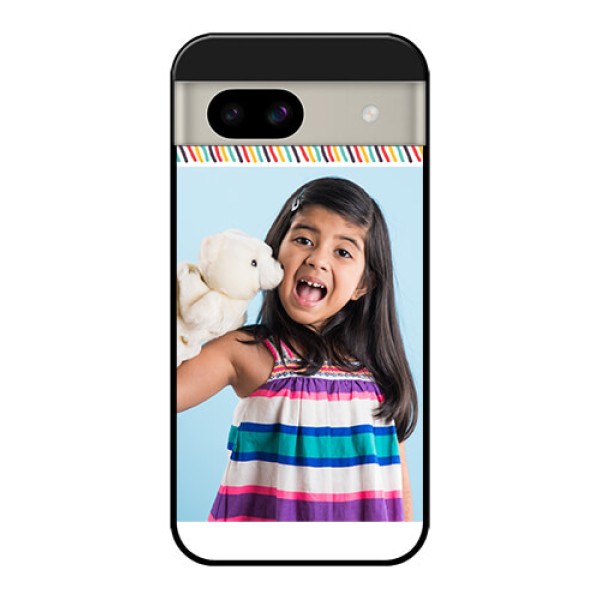 Google Pixel 8A 5G Custom Glass Phone Case - Line Art Design
