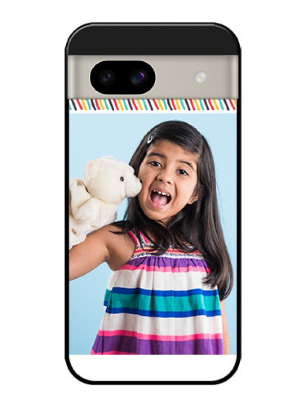 Custom Google Pixel 8A 5G Custom Glass Phone Case - Line Art Design