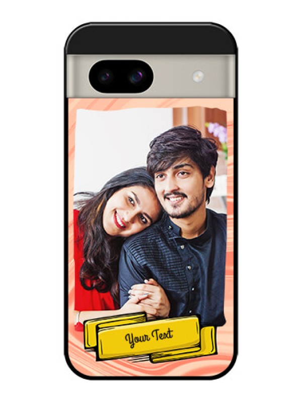 Custom Google Pixel 8A 5G Custom Glass Phone Case - Marble Texture Design