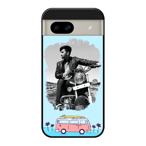 Google Pixel 8A 5G Custom Glass Phone Case - Travel and Adventure Design