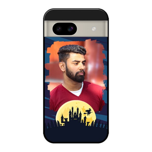 Google Pixel 8A 5G Custom Glass Phone Case - Halloween Witch Design