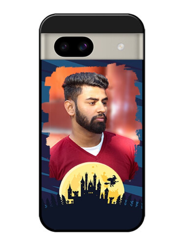 Custom Google Pixel 8A 5G Custom Glass Phone Case - Halloween Witch Design