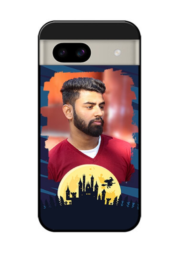 Google Pixel 8A 5G Custom Glass Phone Case - Halloween Witch Design