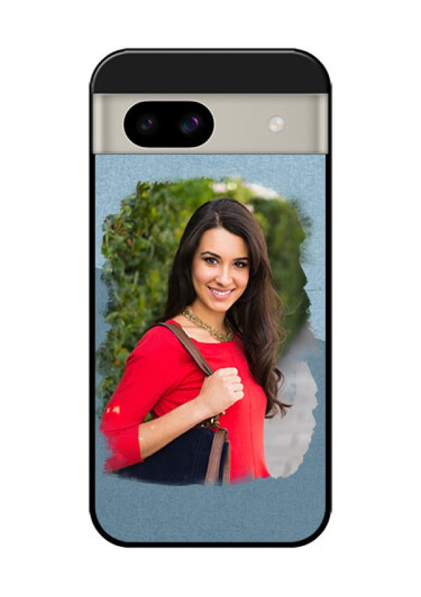 Google Pixel 8A 5G Custom Glass Phone Case - Grunge Line Art Design