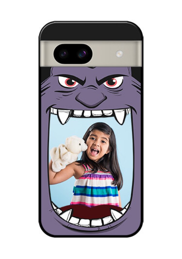 Google Pixel 8A 5G Custom Glass Phone Case - Angry Monster Design