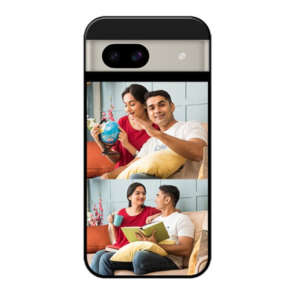 Google Pixel 8A 5G Custom Glass Phone Case - 2 Images Design