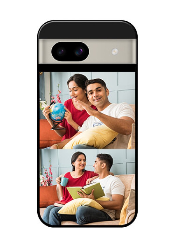 Google Pixel 8A 5G Custom Glass Phone Case - 2 Images Design