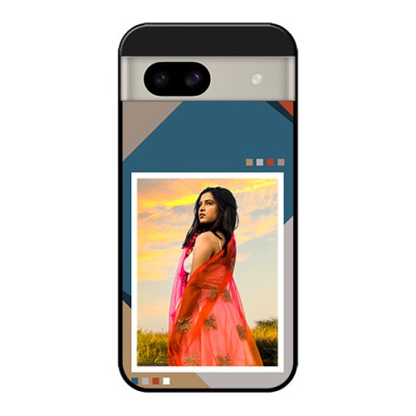 Google Pixel 8A 5G Custom Glass Phone Case - Retro Color Pallet Design