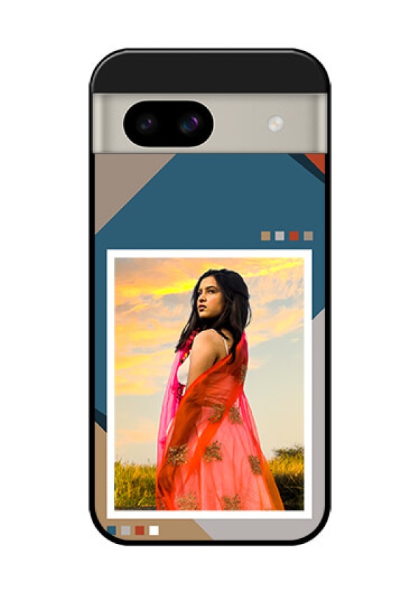 Google Pixel 8A 5G Custom Glass Phone Case - Retro Color Pallet Design