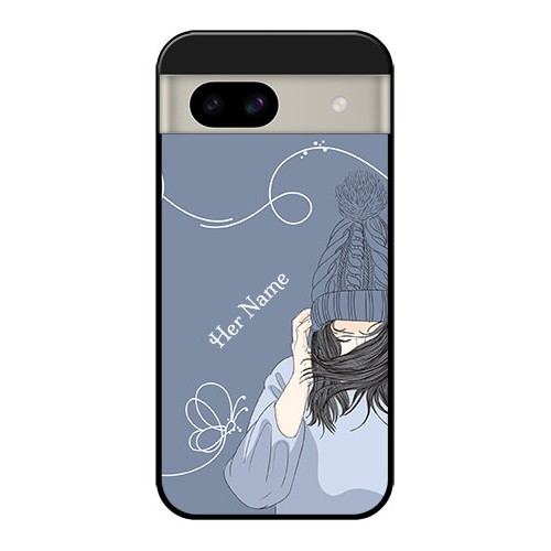 Buy Google Pixel 8A 5G Custom Glass Phone Case Girl In Winter Outfit