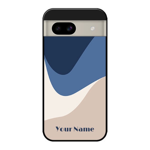 Google Pixel 8A 5G Custom Glass Phone Case - Abstract Drip Art Design