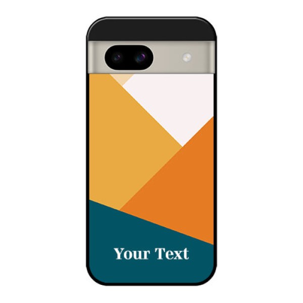 Google Pixel 8A 5G Custom Glass Phone Case - Stacked Multi - Colour Design