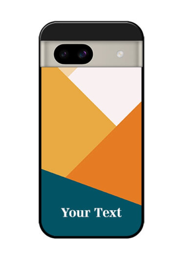 Google Pixel 8A 5G Custom Glass Phone Case - Stacked Multi - Colour Design